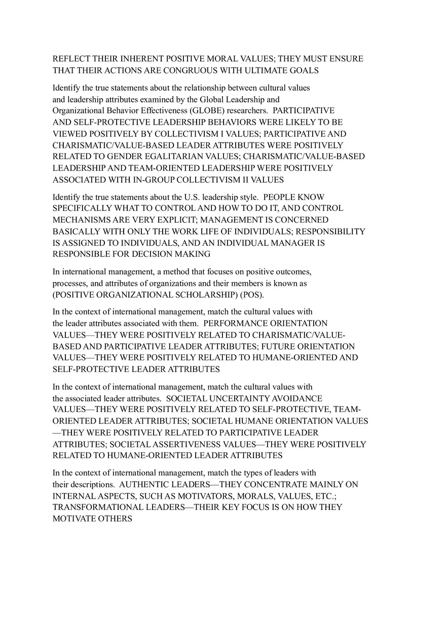 International Management Homework Sheet - Page 3