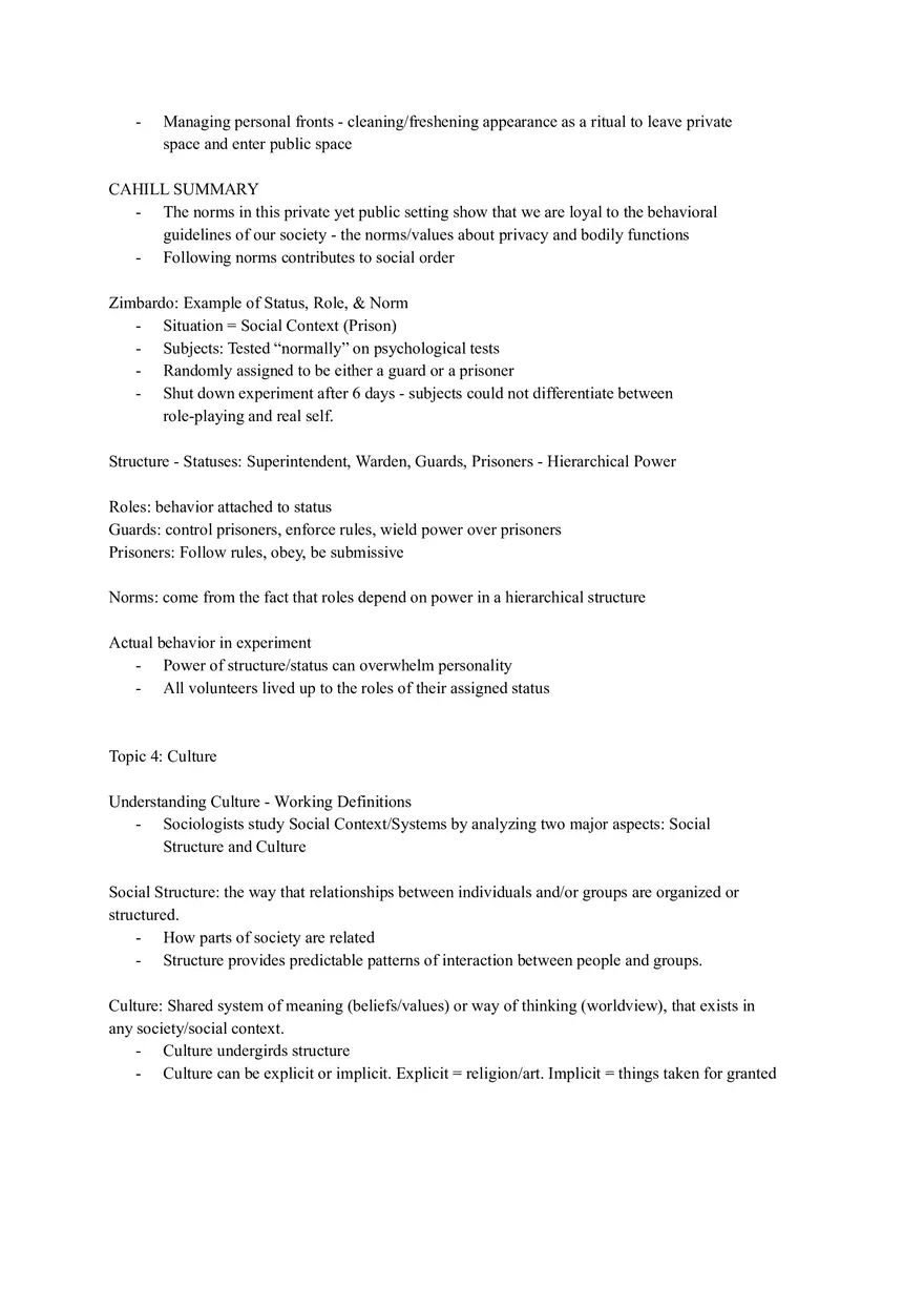 Social Structure Status, Role, and Norm - Page 4