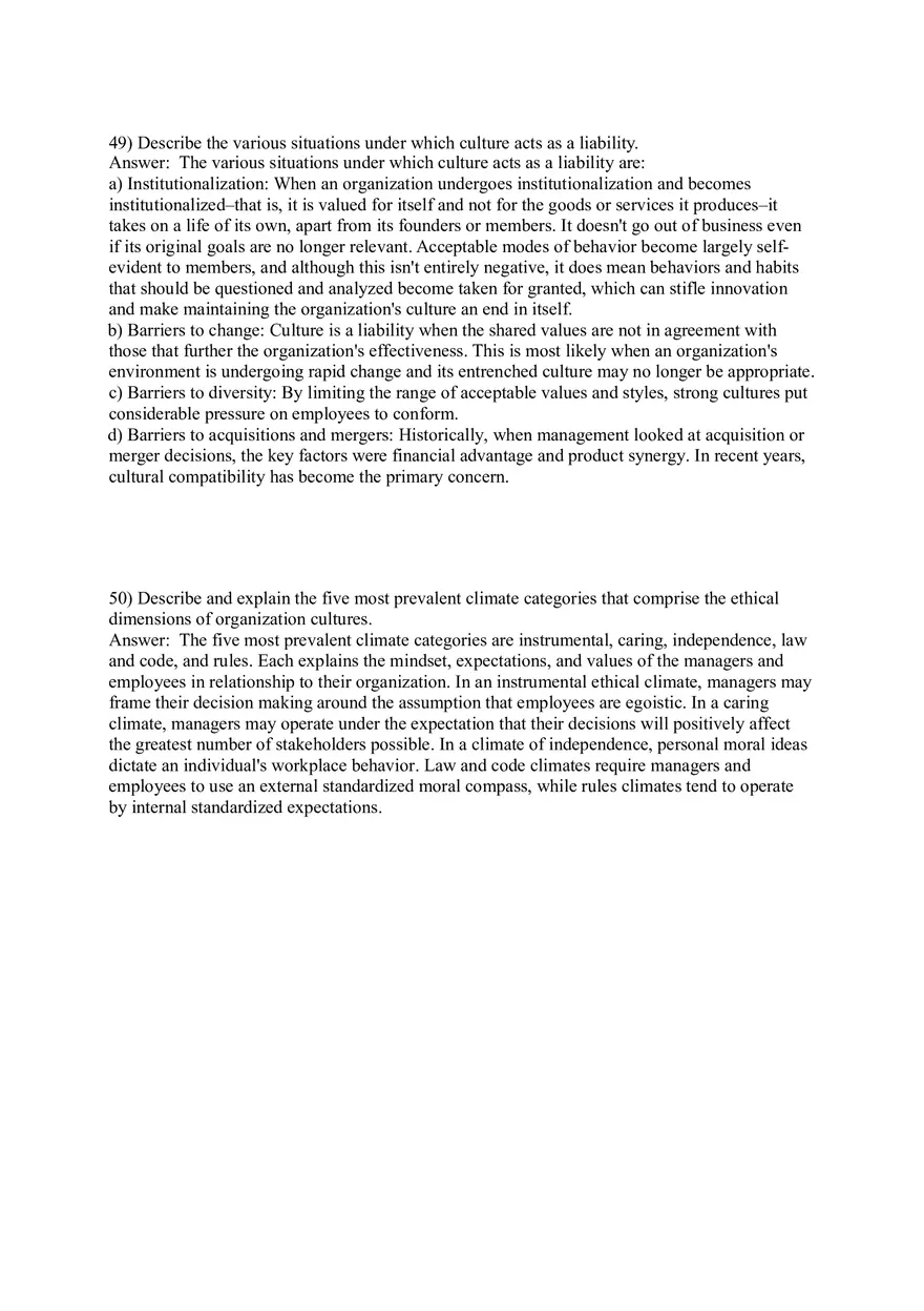 Organizational Culture Answer Key Part 2 - Page 9