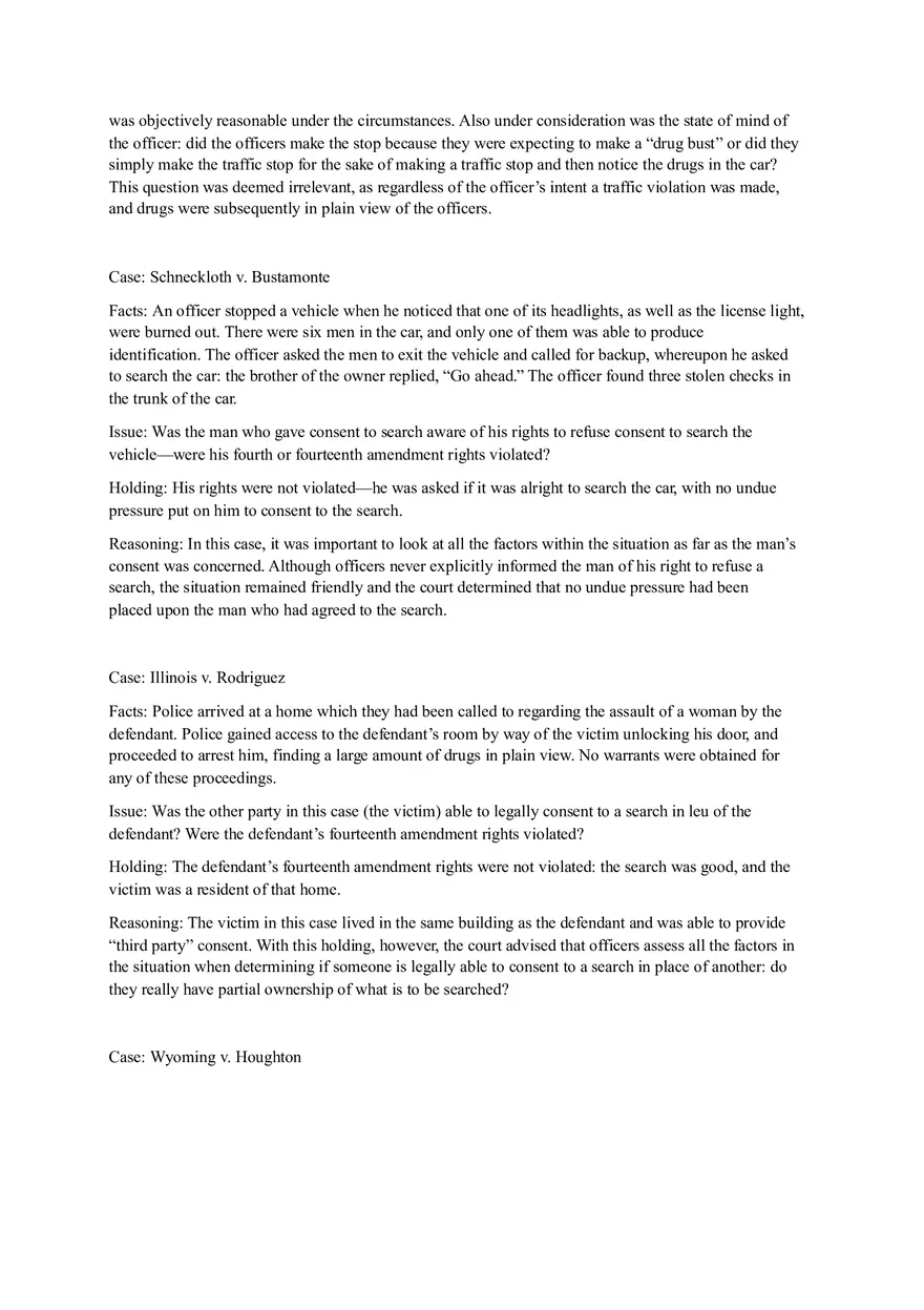 Richards v. Wisconsin Case Briefs - Page 3