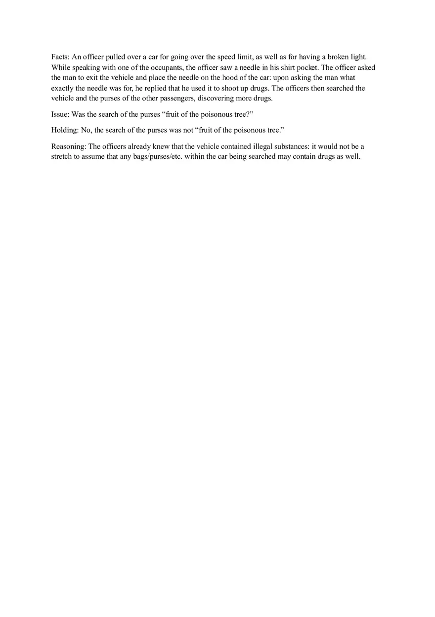 Richards v. Wisconsin Case Briefs - Page 4
