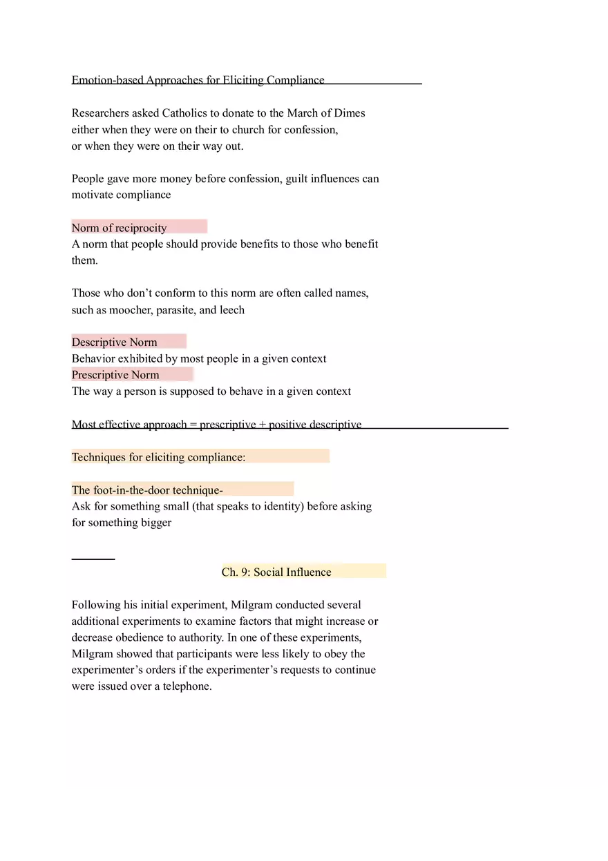 Social Influence Final Notes - Page 2