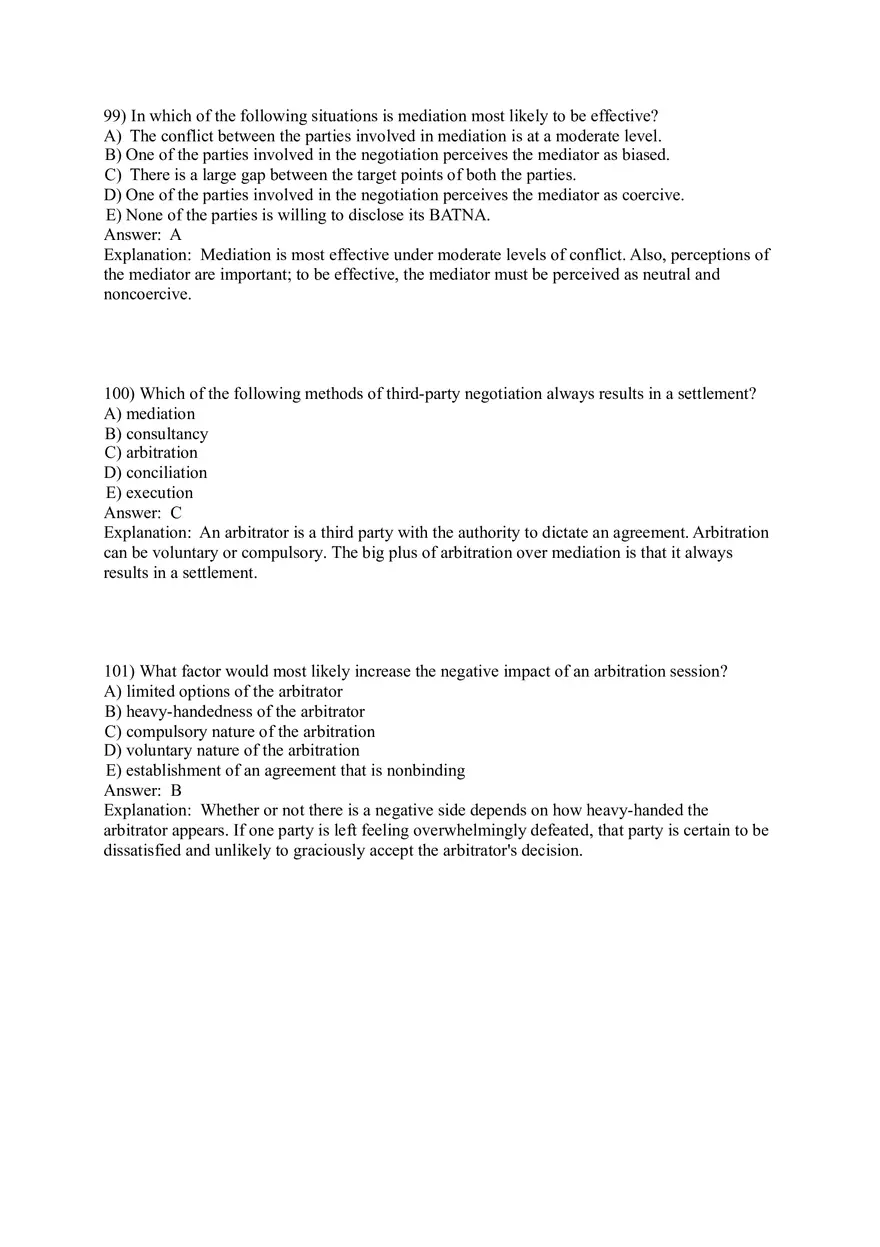 Organizational Behavior (Leadership) Answer Key Part 11 - Page 6