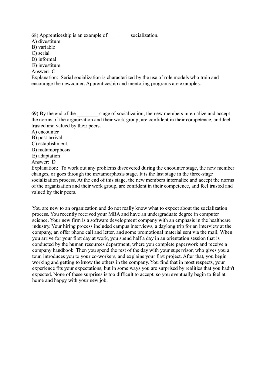 Organizational Culture Answer Key Part 3 - Page 6