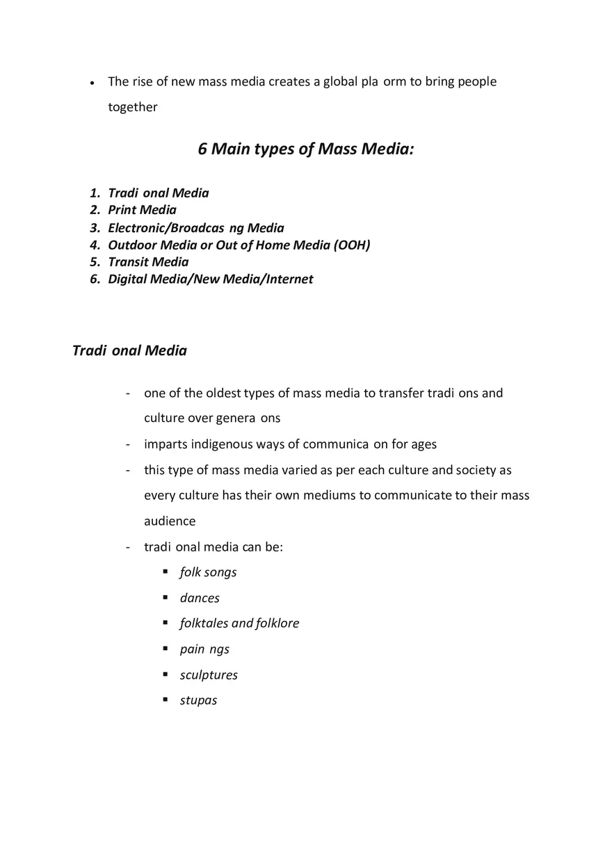 Types of Mass Media - Page 8