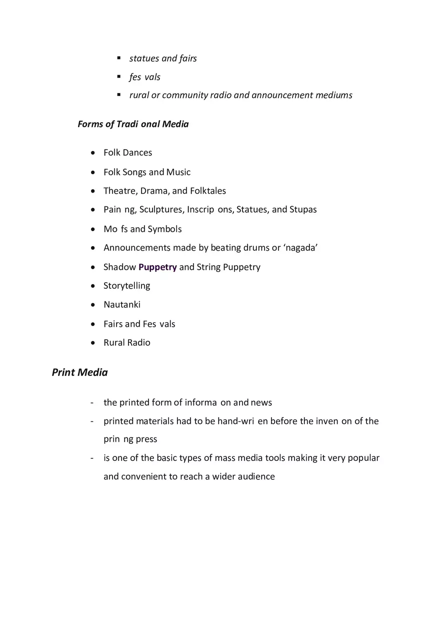 Types of Mass Media - Page 9