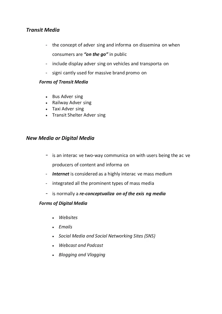 Types of Mass Media - Page 12