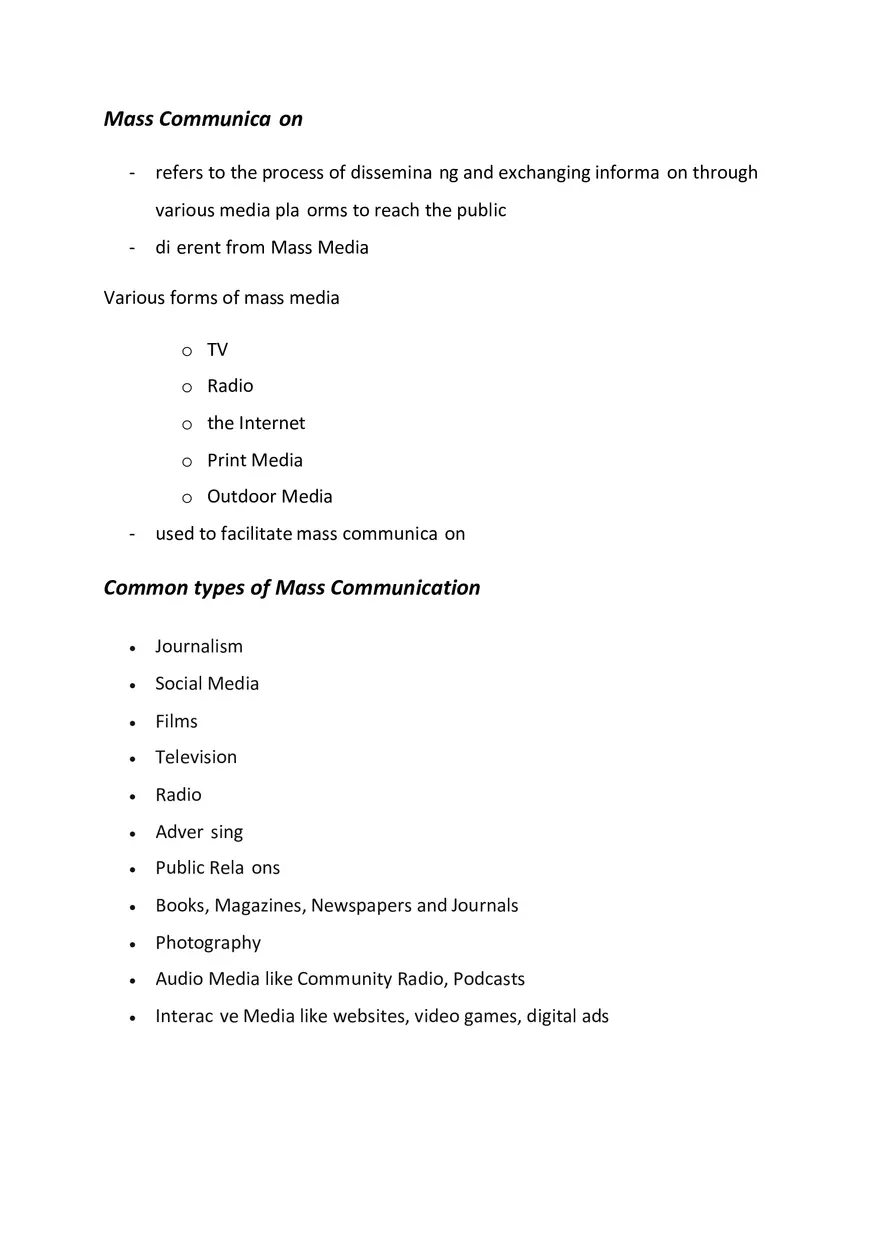 Types of Mass Media - Page 2