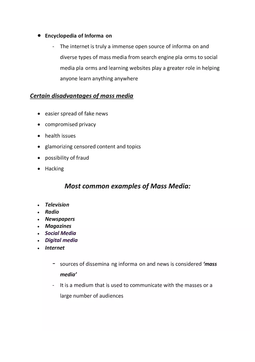 Types of Mass Media - Page 6