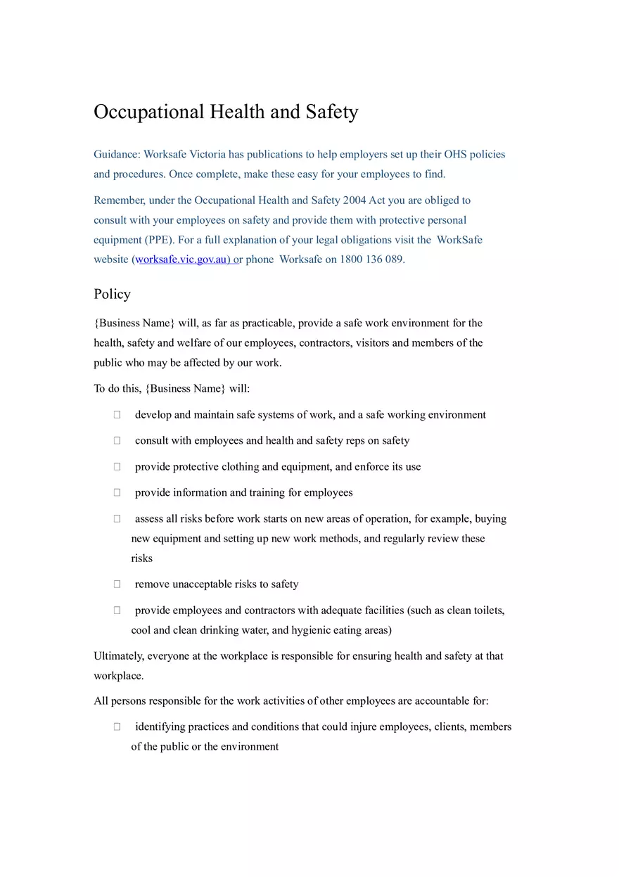HR Policy and Procedure Manual Template Part 3 - Page 9