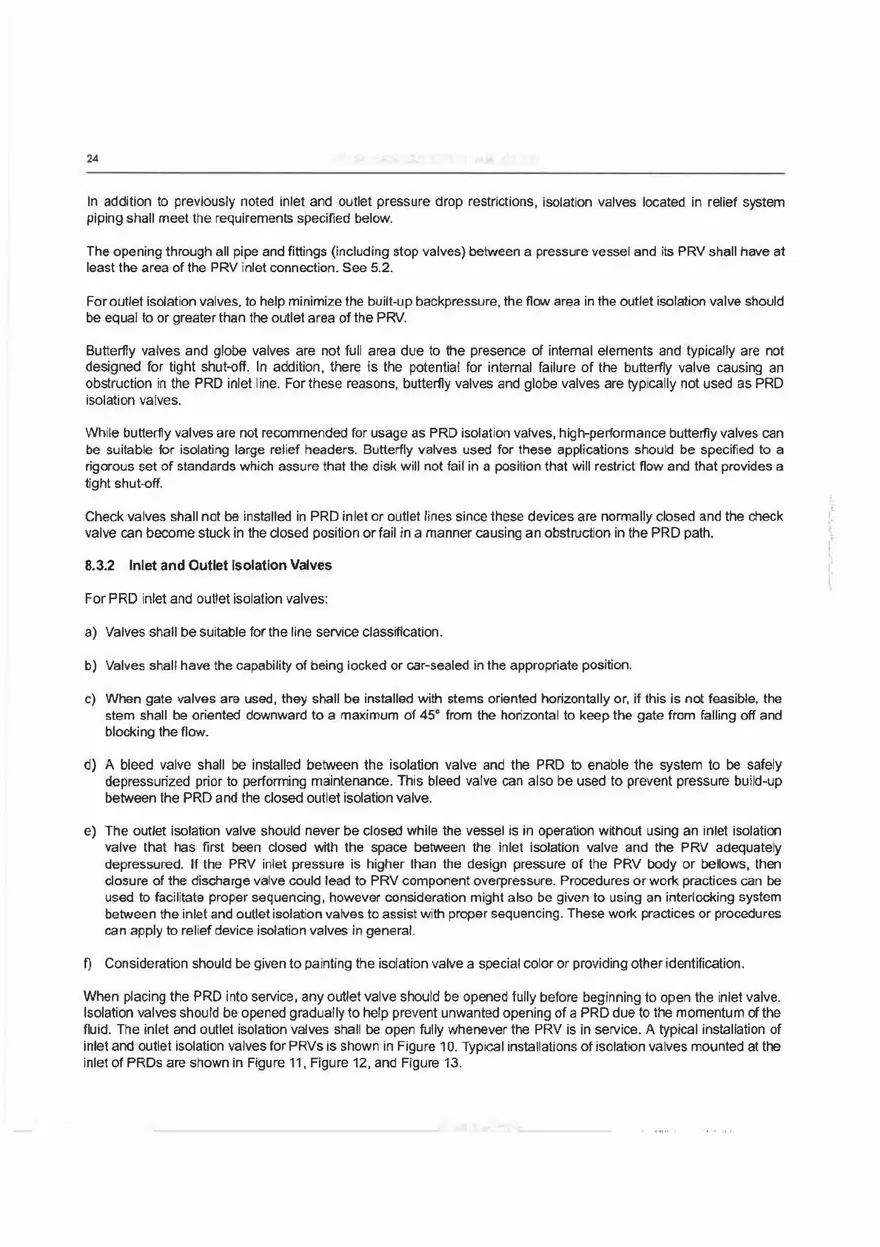 Sizing, Selection, and lnstallation of Pressure-relieving Devices (Installation) Part 3 - Page 4
