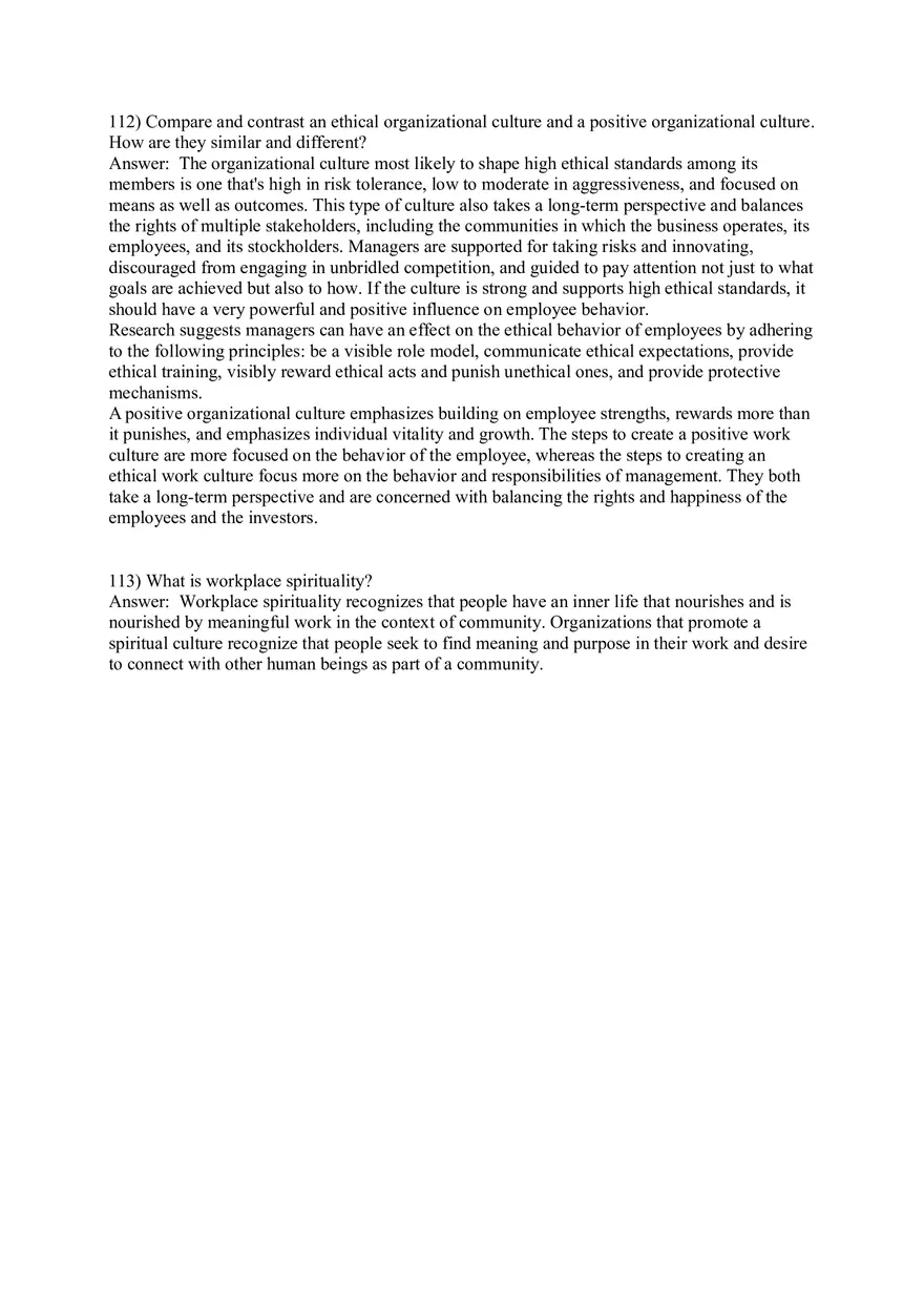 Organizational Culture Answer Key Part 4 - Page 7