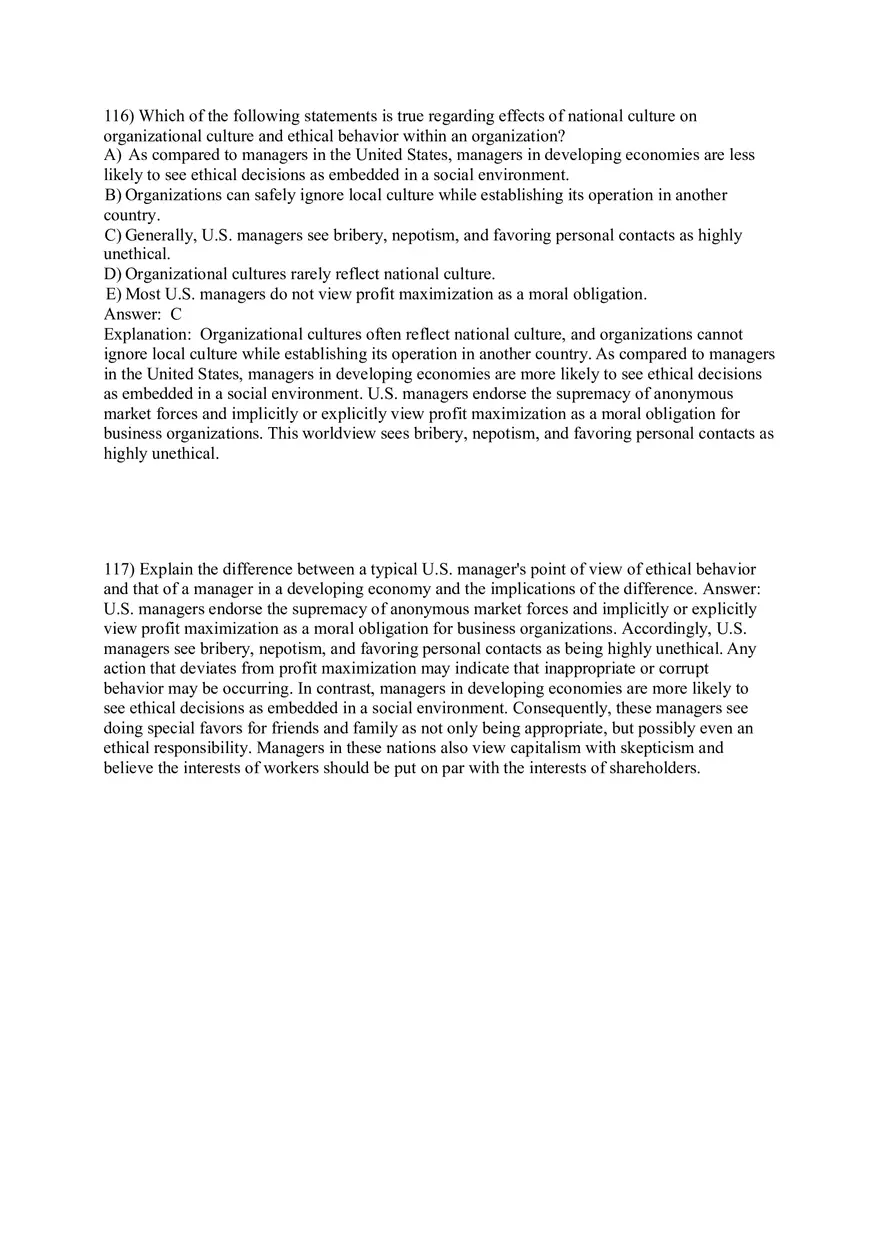 Organizational Culture Answer Key Part 4 - Page 9