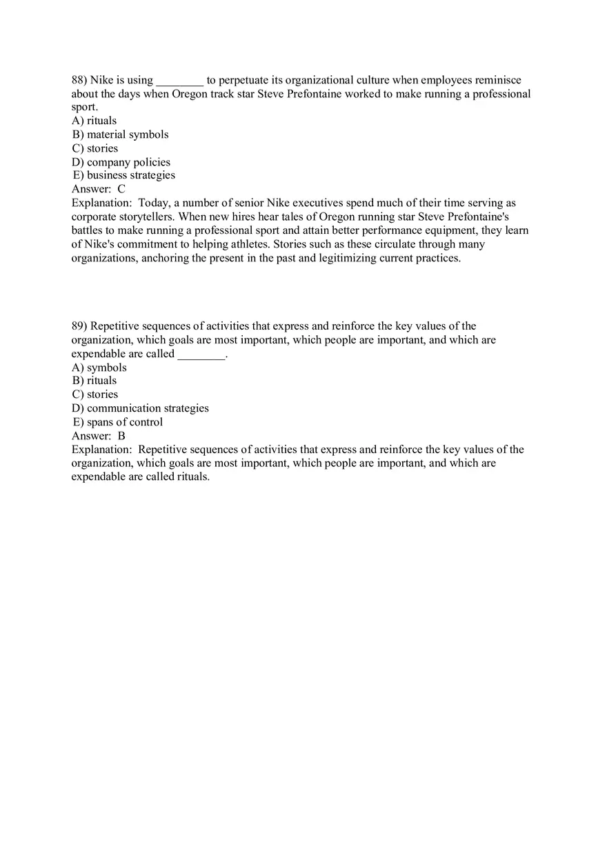 Organizational Culture Answer Key Part 4 - Page 11