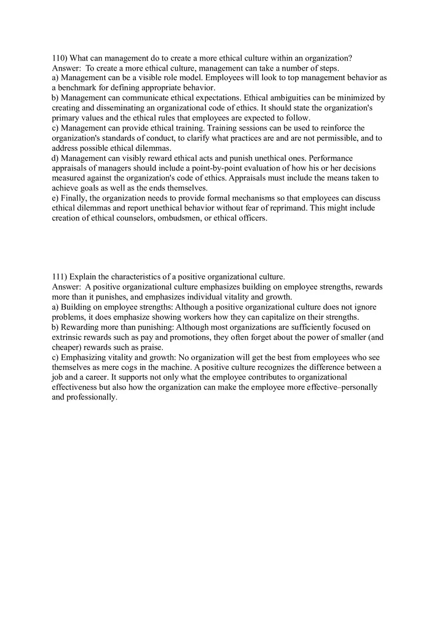 Organizational Culture Answer Key Part 4 - Page 6