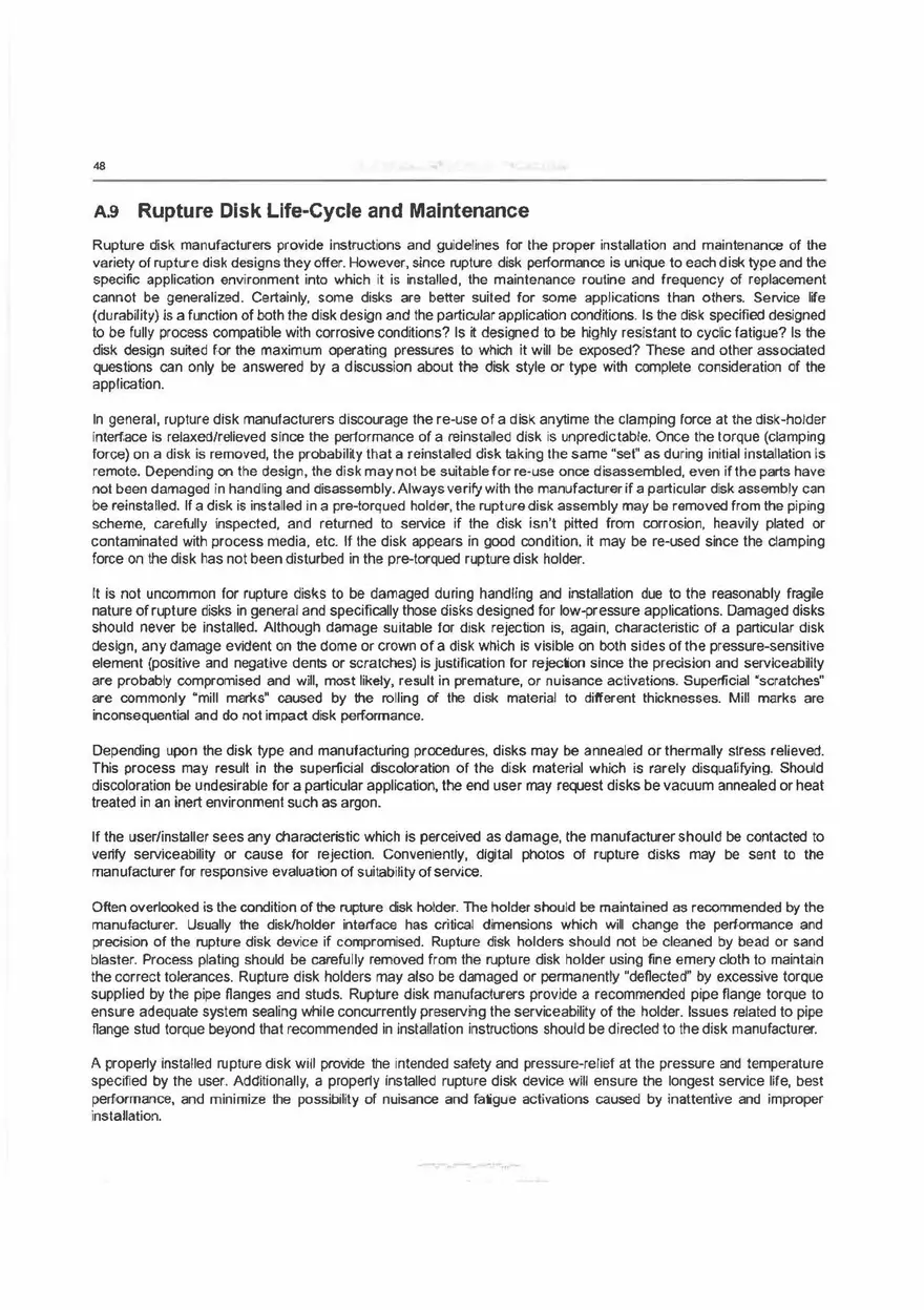 Sizing, Selection, and lnstallation of Pressure-relieving Devices (Installation) Part 5 - Page 7