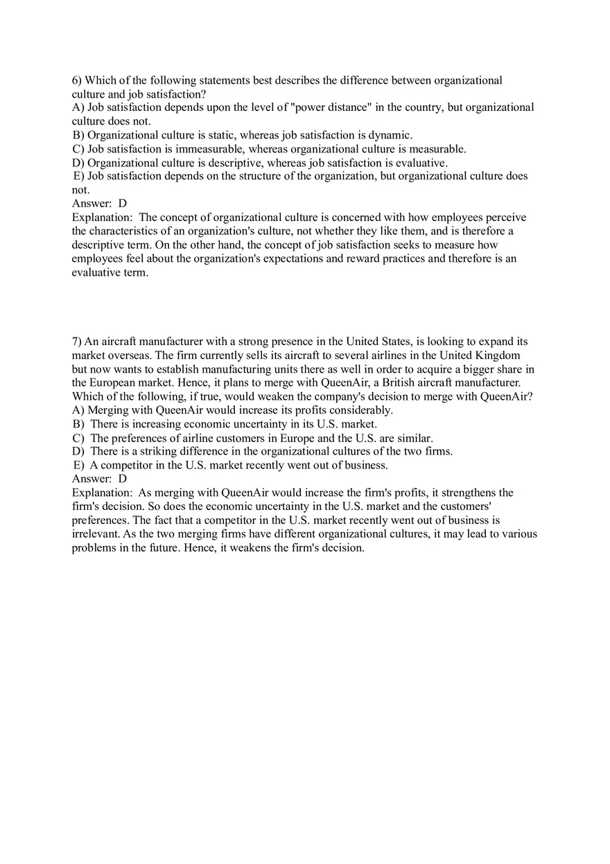 Organizational Culture Answer Key Part 1 - Page 3