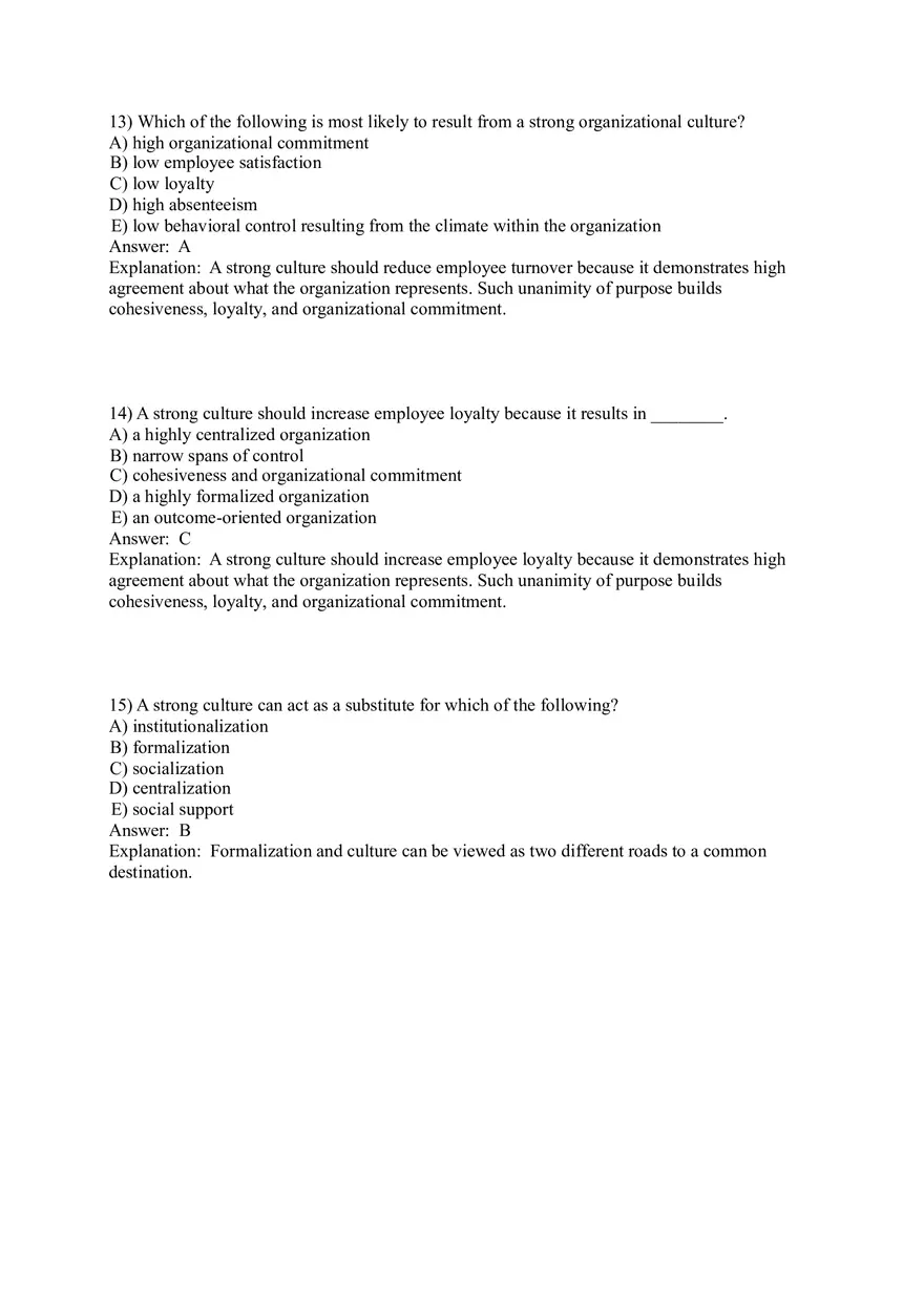Organizational Culture Answer Key Part 1 - Page 6