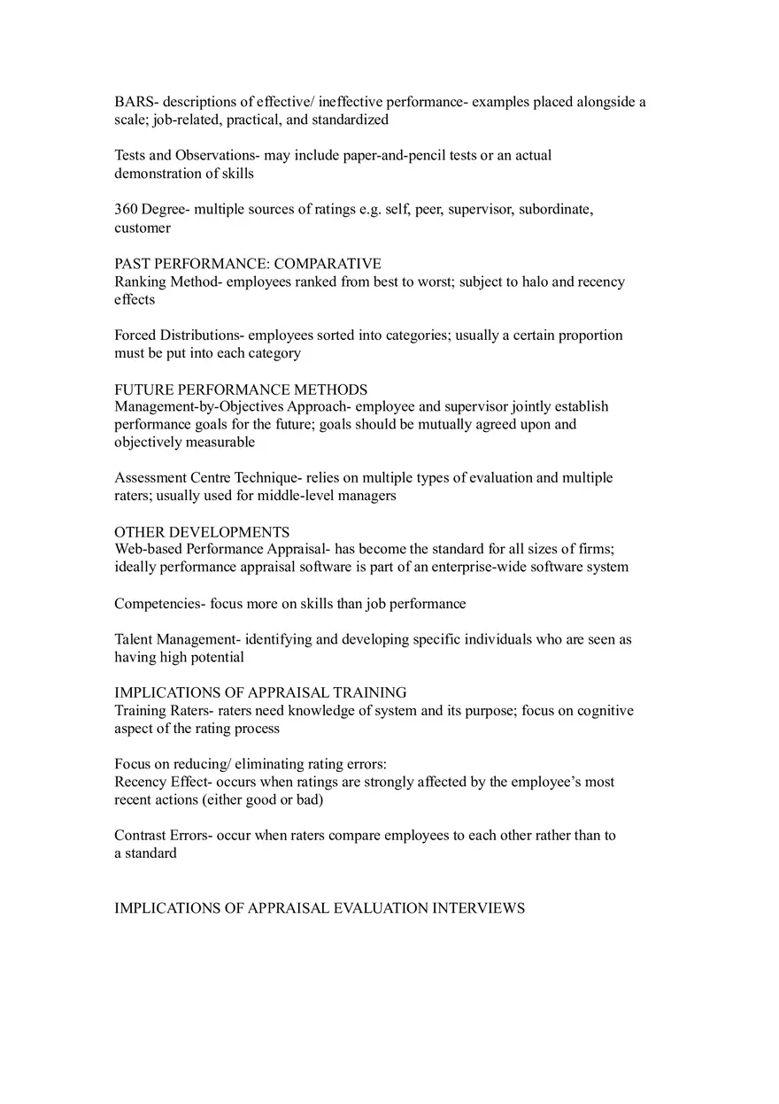 Strategic Human Resource Management Chapters 7-9 - Page 9