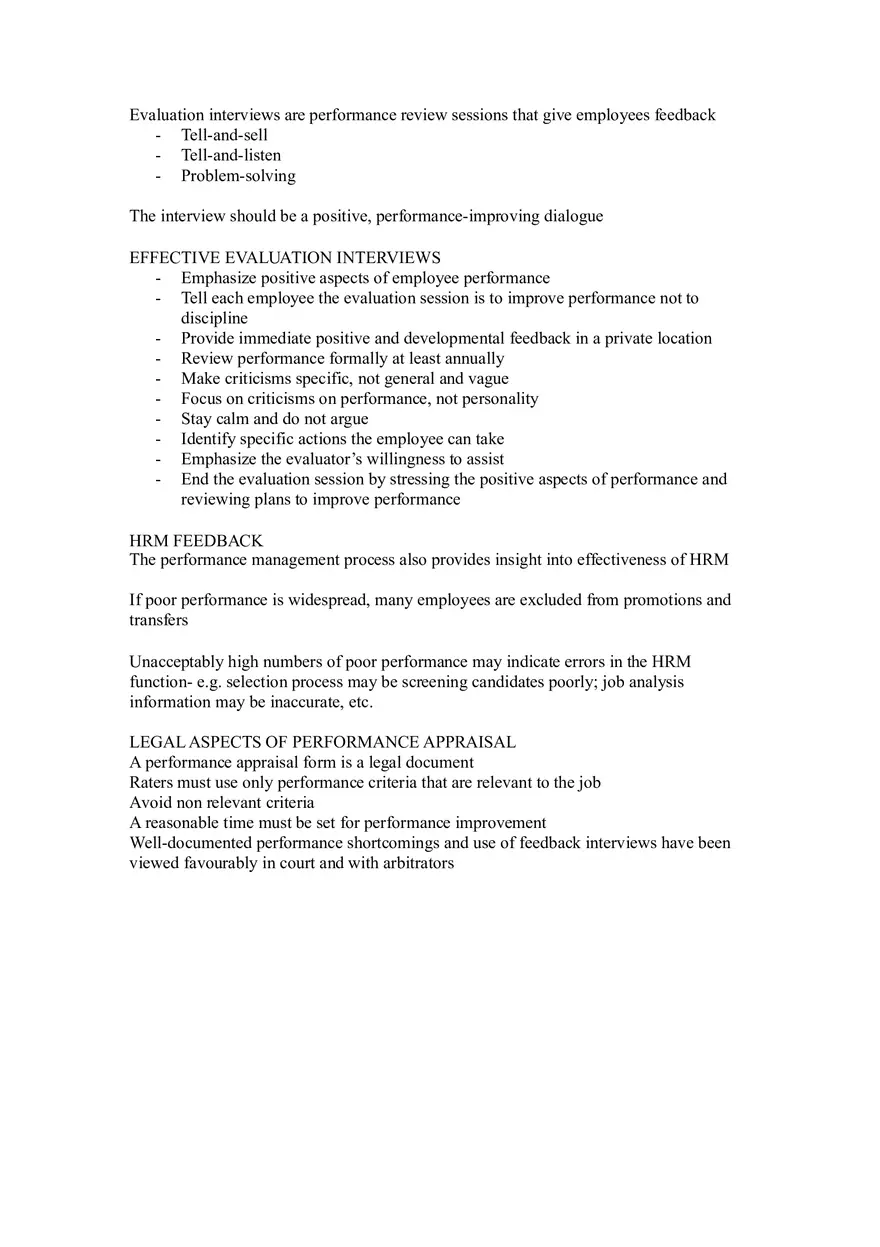 Strategic Human Resource Management Chapters 7-9 - Page 10
