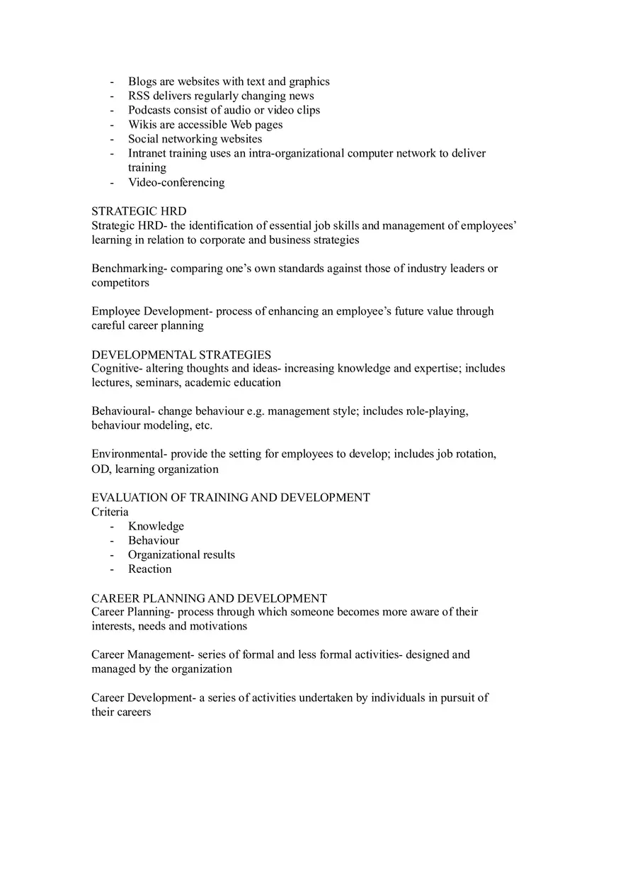 Strategic Human Resource Management Chapters 7-9 - Page 5