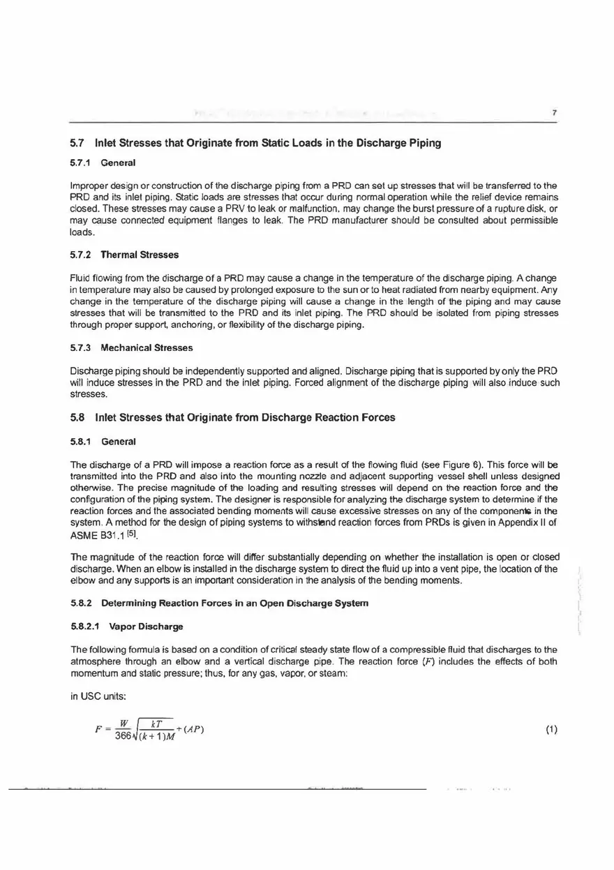 Sizing, Selection, and lnstallation of Pressure-relieving Devices (Installation) Part 1 - Page 8
