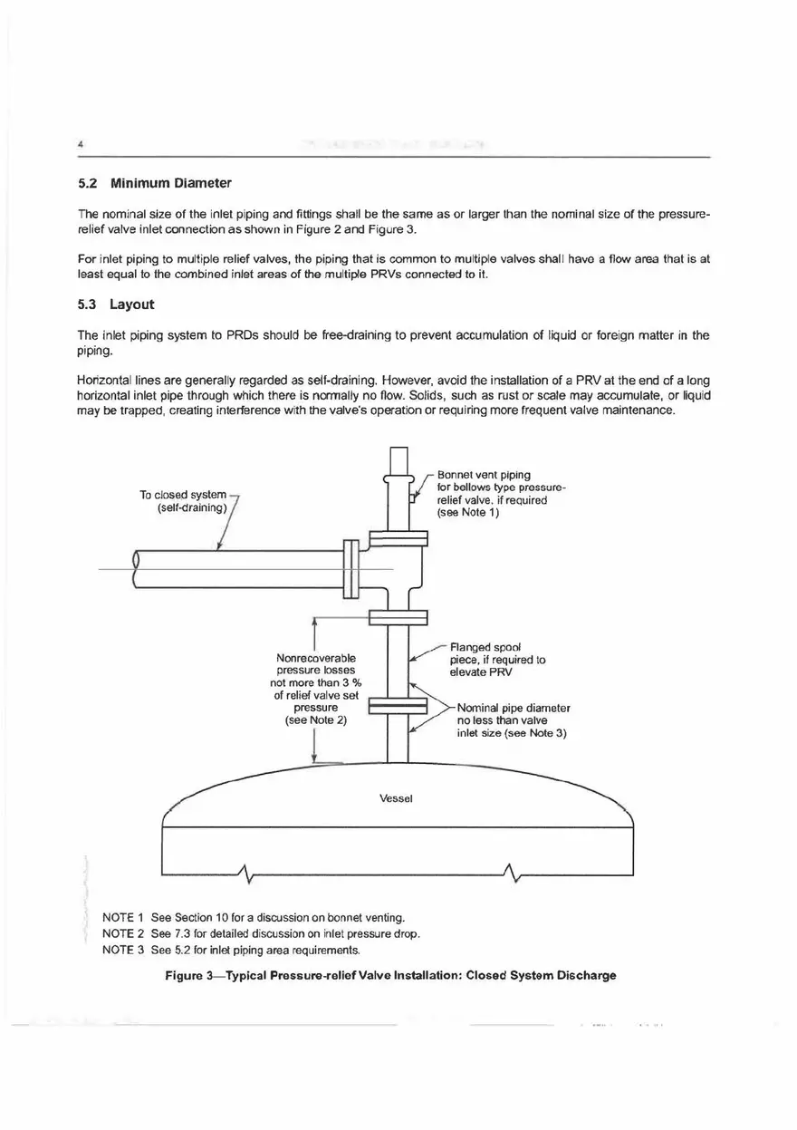 Sizing, Selection, and lnstallation of Pressure-relieving Devices (Installation) Part 1 - Page 5