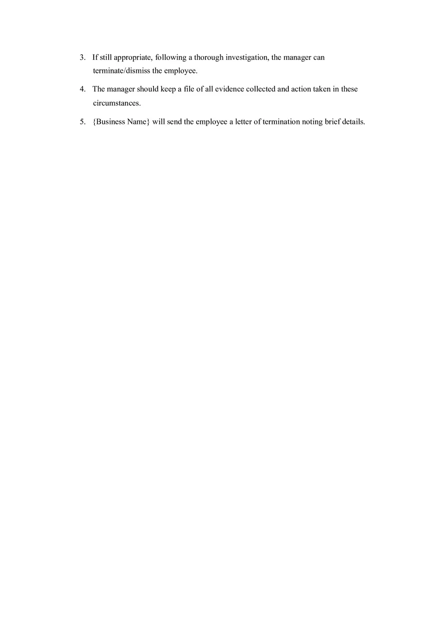 HR Policy and Procedure Manual Template Part 5 - Page 10