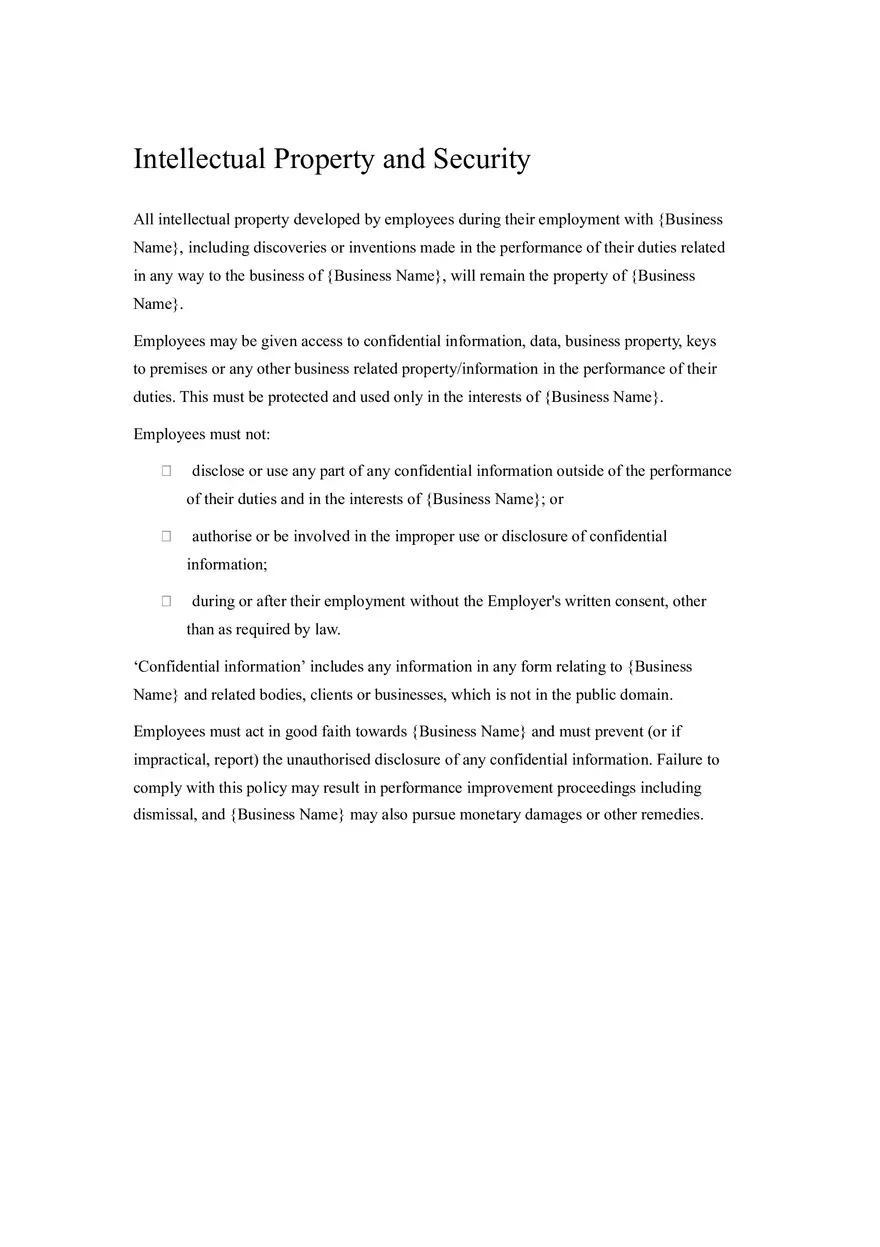 HR Policy and Procedure Manual Template Part 5 - Page 14