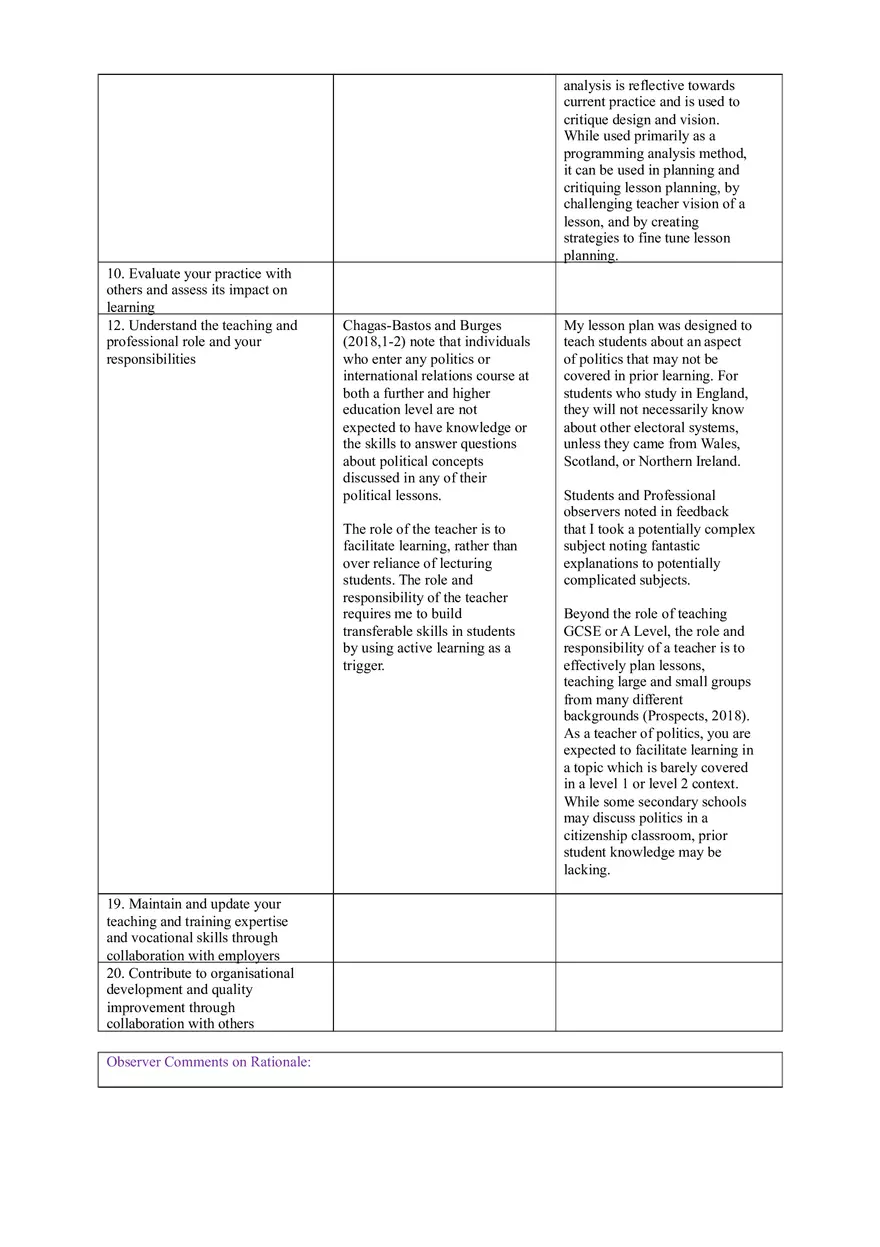 Assignment One - PGCE in Further Education and Training - Page 9