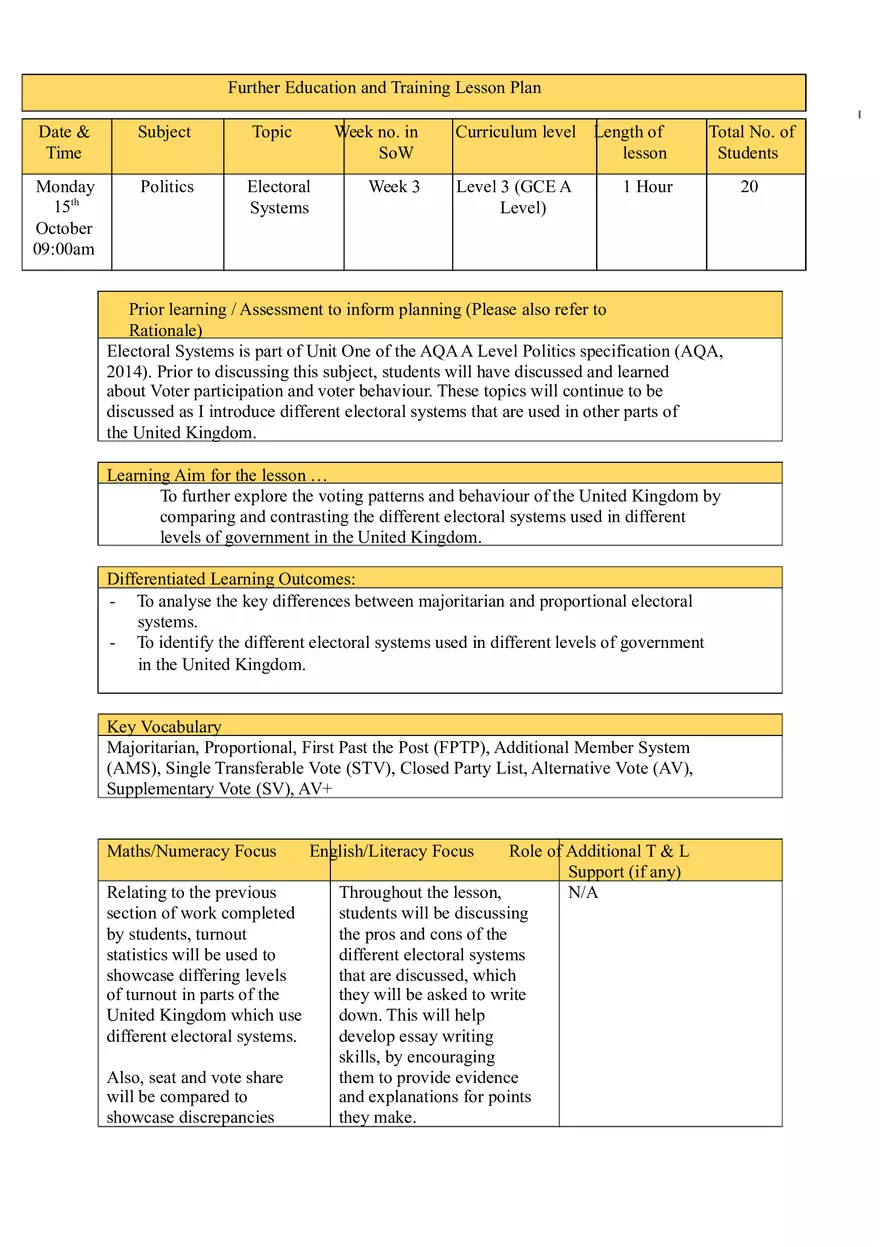 Assignment One - PGCE in Further Education and Training - Page 2