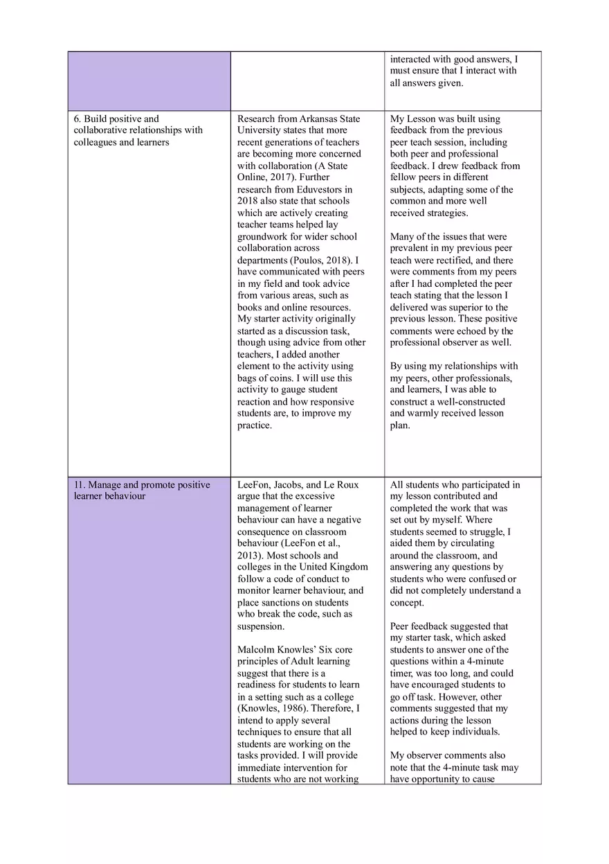 Assignment One - PGCE in Further Education and Training - Page 5