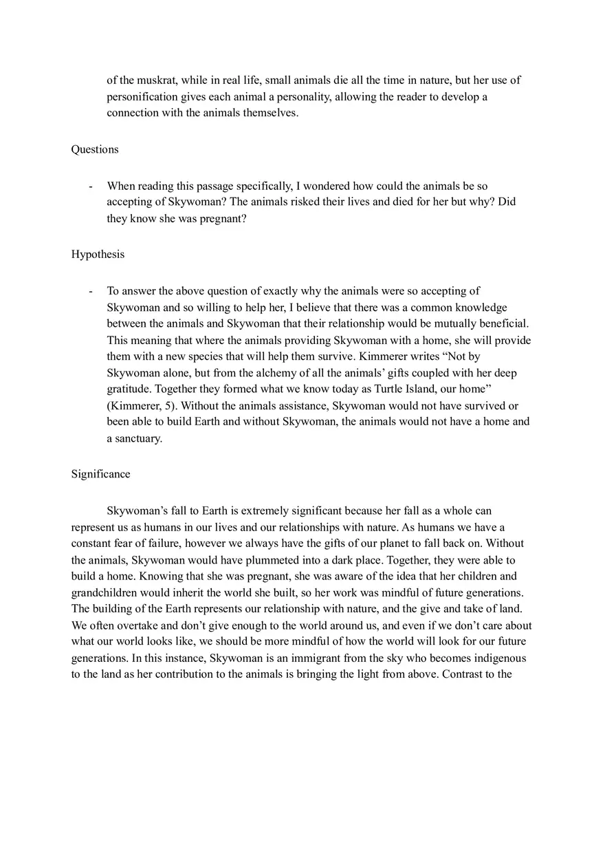 A Closer Look into Kimmerer’s Skywoman Falling - Page 2