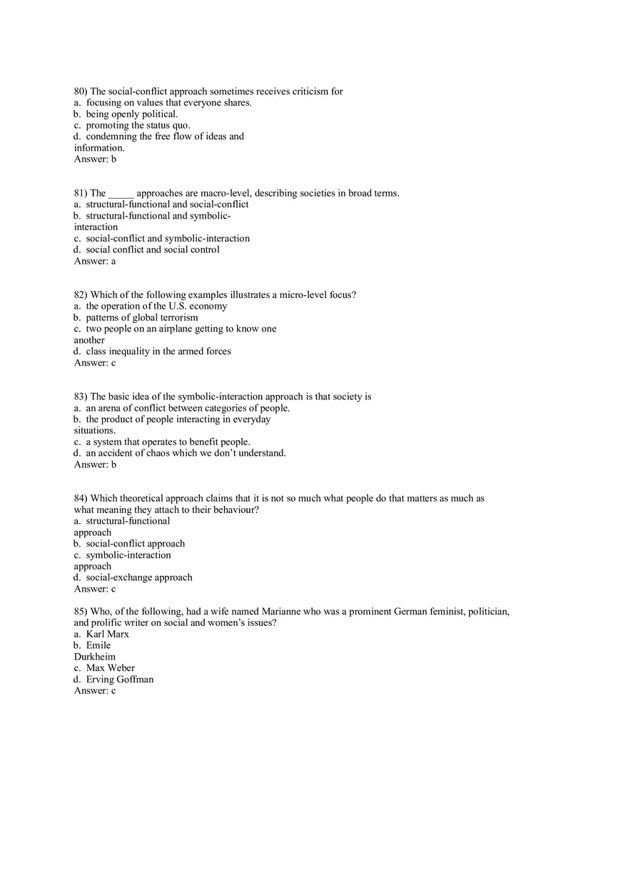 Test Bank for Macionis, Gerber, Sociology, Ninth Canadian Edition Part 2 - Page 4