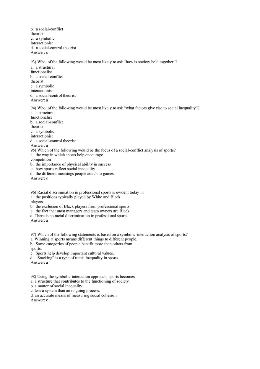 Test Bank for Macionis, Gerber, Sociology, Ninth Canadian Edition Part 2 - Page 6