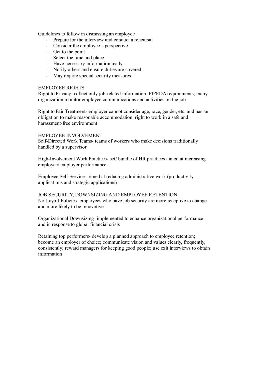Strategic Human Resource Management Chapters 10-12 - Page 6