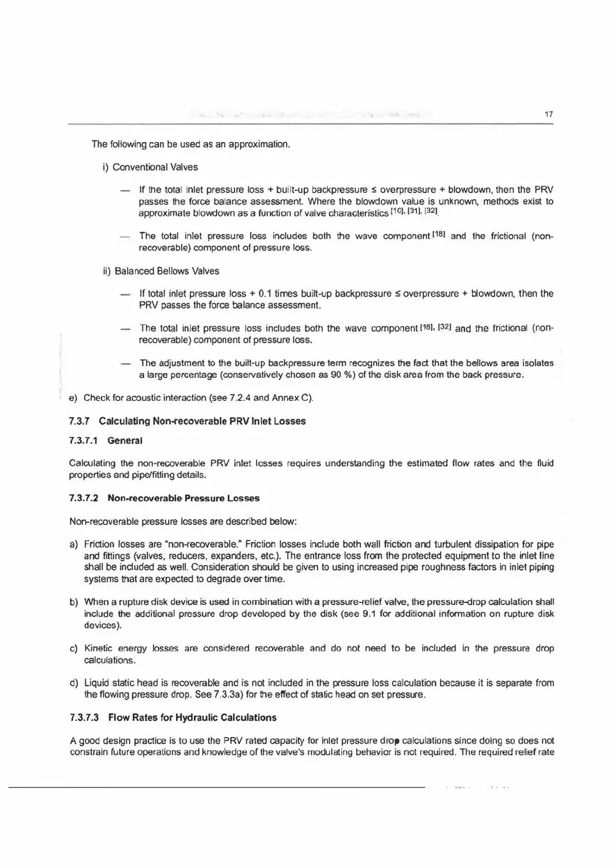 Sizing, Selection, and lnstallation of Pressure-relieving Devices (Installation) Part 2 - Page 7
