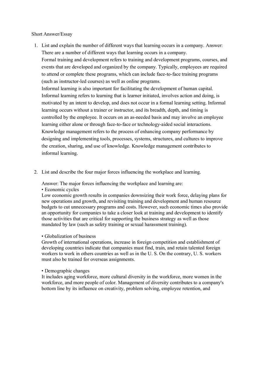 Introduction to Employee Training and Development - Page 12