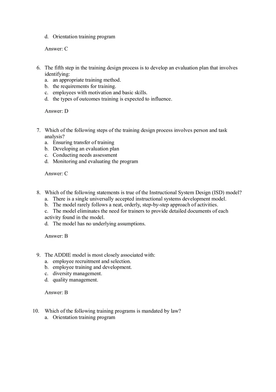 Introduction to Employee Training and Development - Page 2