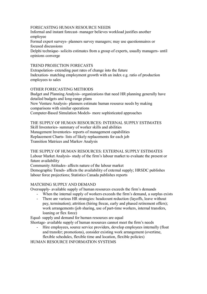 Strategic Human Resource Management Chapters 1-3 - Page 9