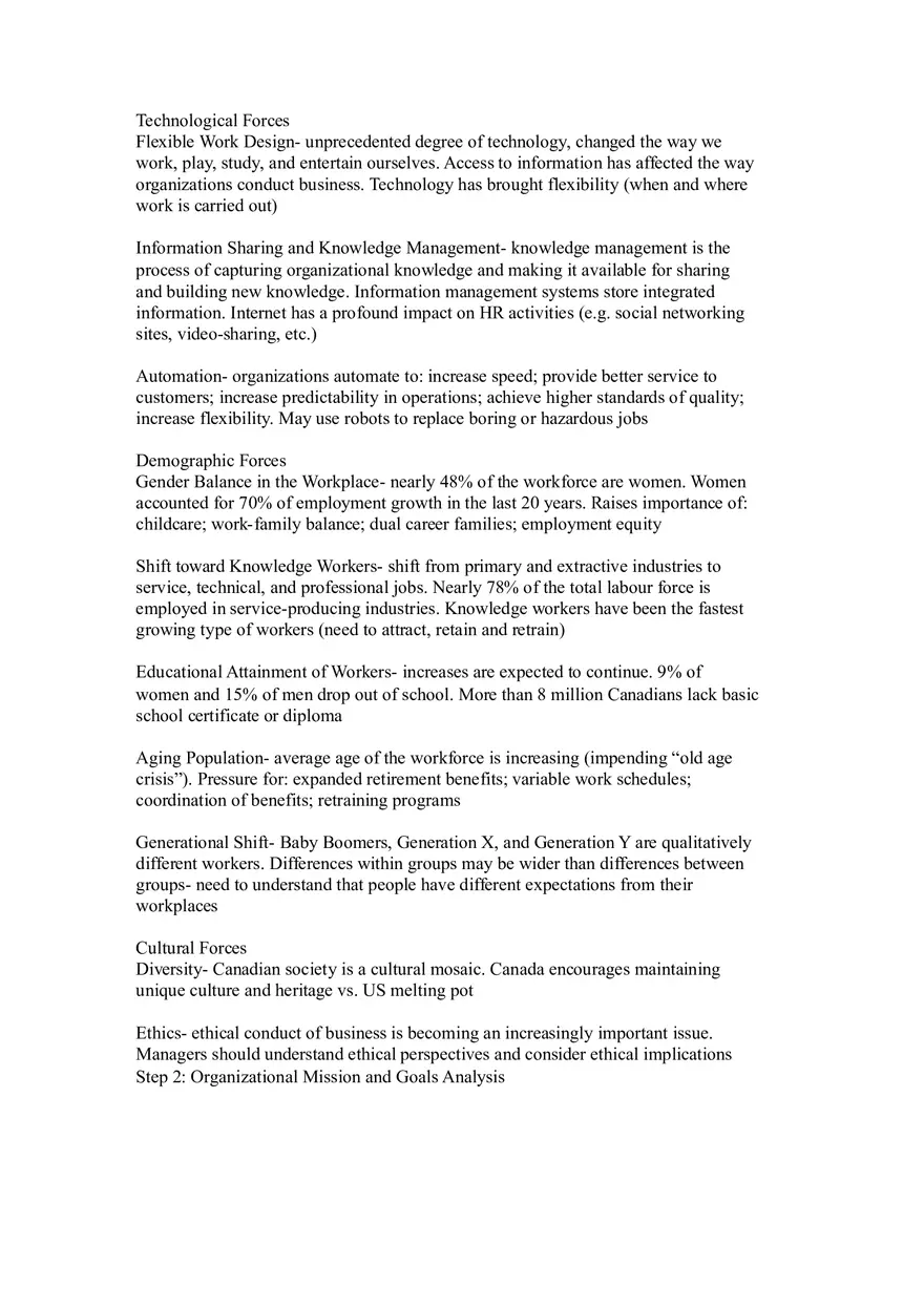 Strategic Human Resource Management Chapters 1-3 - Page 2