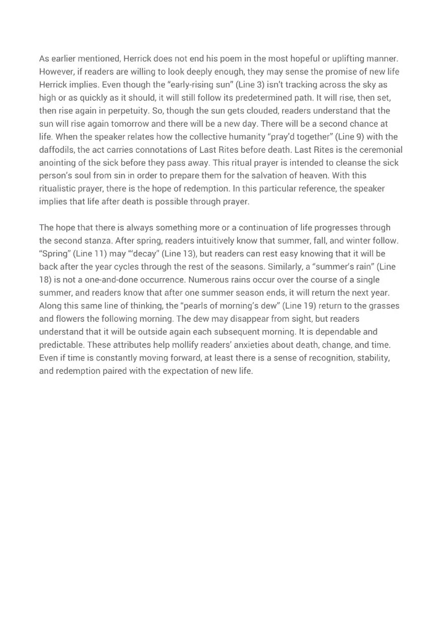 Analysis of Daffodils by William Wordsworth - Page 14