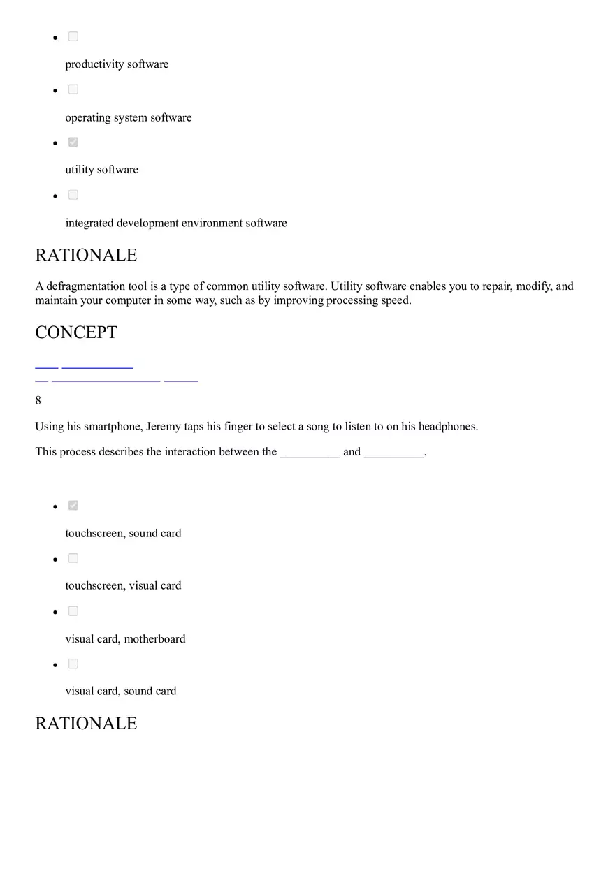 Sophia IT Milestone 1 Correct Answers - Page 9