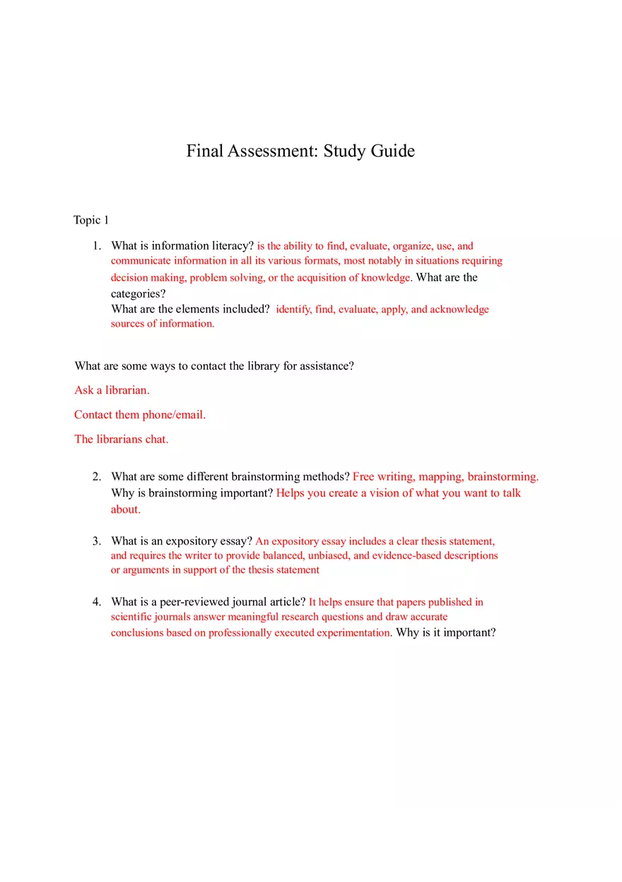 Writing and Research Fundamentals Guide - Page 1