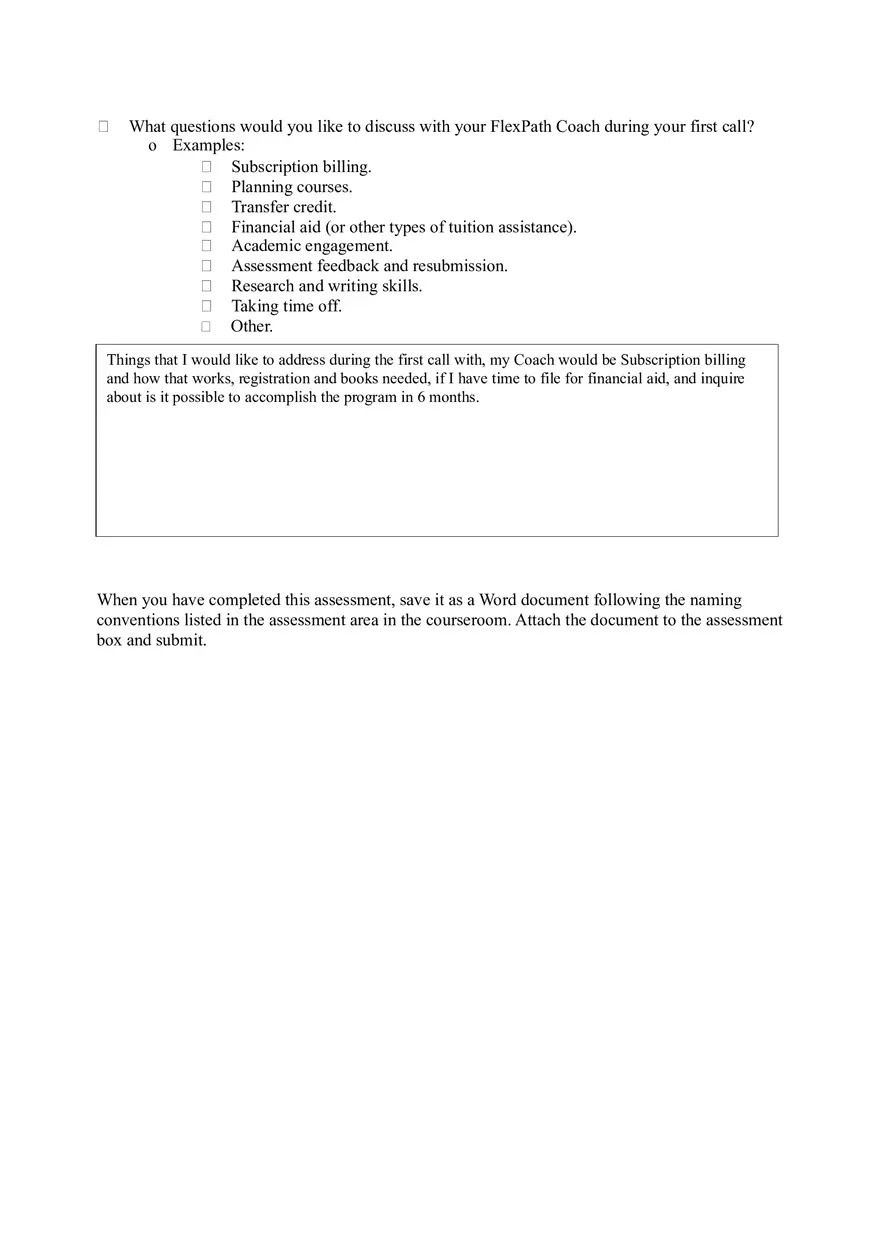 FlexPath Prep Plan - Page 3