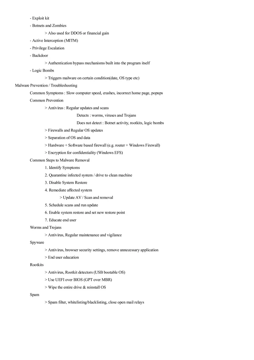Security+ Study Guide Part 1 - Page 10
