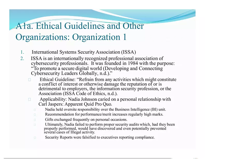Ethical Challenges Faced in Cybersecurity - Page 1