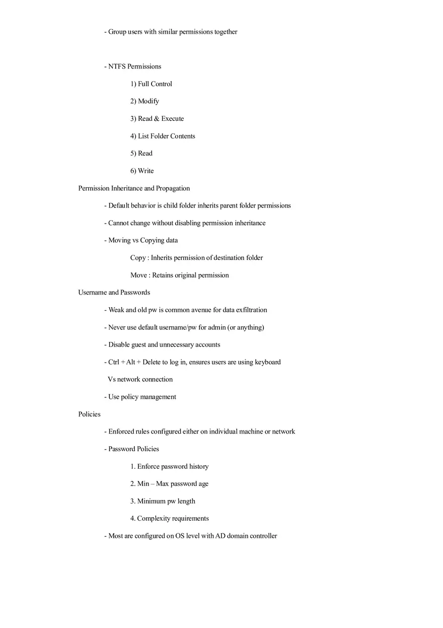 Security+ Study Guide Part 4 - Page 2