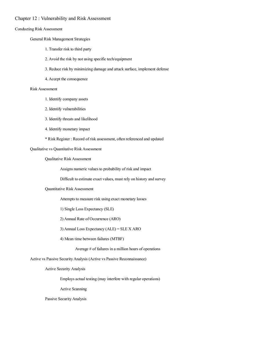Security+ Study Guide Part 4 - Page 6