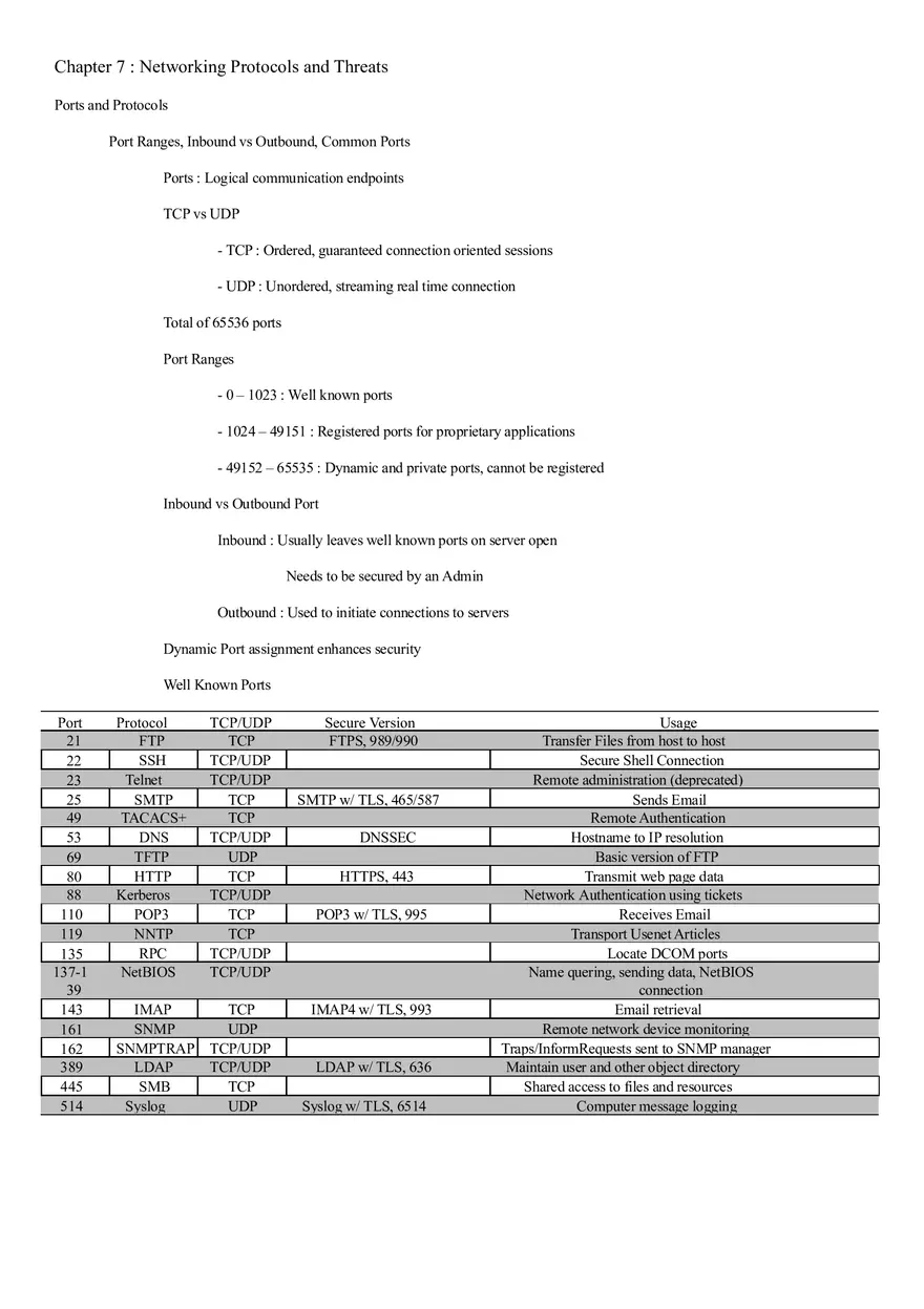 Security+ Study Guide Part 2 - Page 9